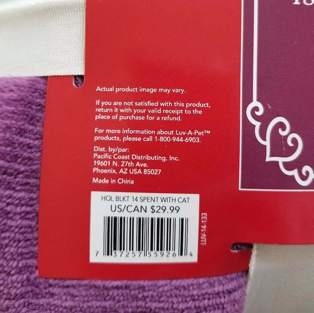 Cat blanket micro plush